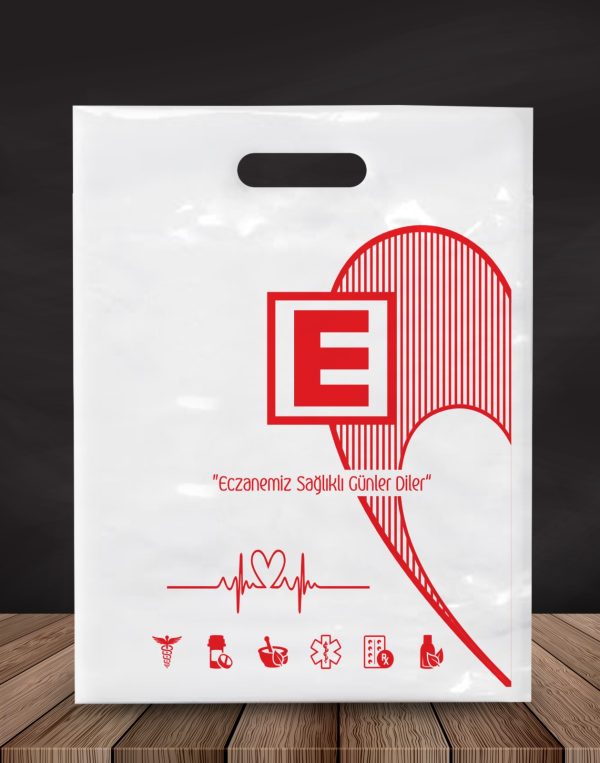 ECZANE MİNİ BOY EL GEÇME POŞET 16X27